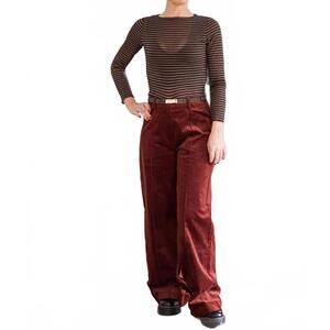 NEW LALAVON lindy corduroy pants in rust